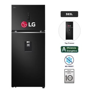 Refrigeradora LG 383L No Frost GT39AGD1 Negro