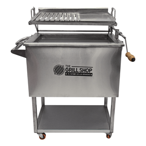 Caja China Mediana Inoxidable con Parrilla Elevadiza
