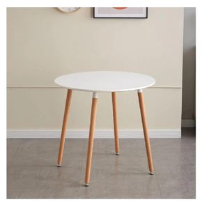 Mesa Práctica de Comedor Alanis Circular color Blanco TU MESITA