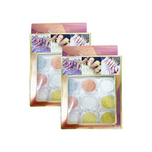 Nail Art Powder Balines 9 Pz 2 Unid