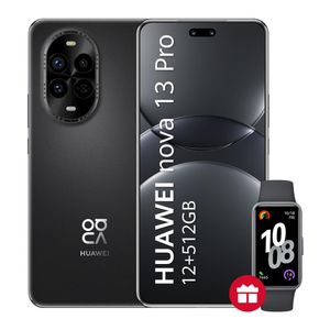 HUAWEI Smartphone Nova 13 Pro 12GB+512GB Negro Dual Sim + Regalo Band 10