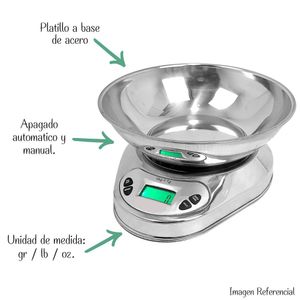 Balanza Gramera Acero Lever de 5 Kg