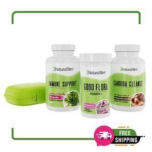 CANDISEPTIC KIT LIMPIEZA DE HONGO CANDIDA ALBICANS NATURALSLIM