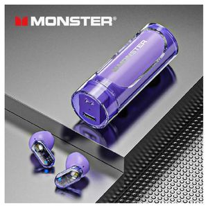 Audífonos Bluetooth Gamer Monster XKT13 Púrpura