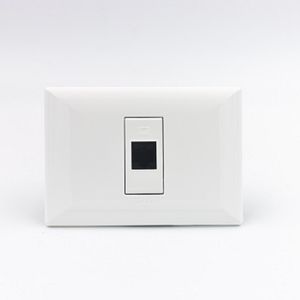 TOMA DATOS RJ45 CAT 6 SINTHESI S22 PLACA BLANCA Y DADO BLANCO