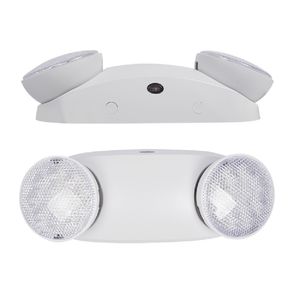 Luz de Emergencia 2 Focos Luz Fria  4w Cumple con Indeci hasta 120 Minutos Autonomia
