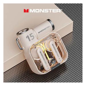 Audífonos Bluetooth Gamer Monster XKT15 Ivory