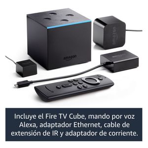 Fire TV Cube 4k dispositivo de transmisión con alexa