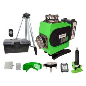 Nivel Laser Autonivelante 16 Líneas Rumi  Incluye Tripode R-UMI-16L