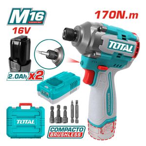 Atornillador de Impacto 170nm 16v Total TIRLI16178