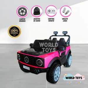 Carro a  Batería Para Niños Mercedes Benz Toyin Rosa