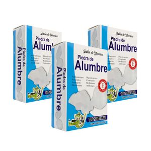 Jabón de Glicerina Piedra de Alumbre 110gr 3Uni