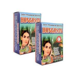 Jabón Artesanal de Glicerina Hongosan 110gr 2Uni