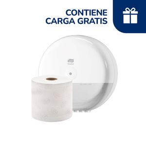 Dispensador Papel Tork Smartone Blanco + Carga