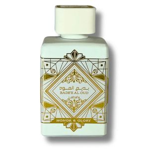 Lattafa Bade'e Al Oud Honor & Glory, perfume unisex de duradera fragancia