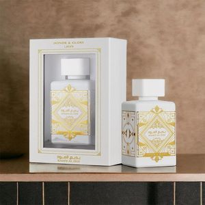 Lattafa Bade'e Al Oud Honor & Glory, perfume unisex de duradera fragancia