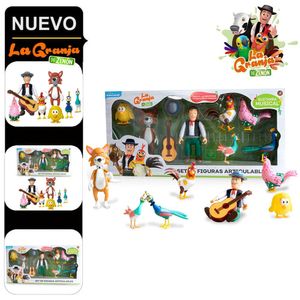 Set de Figuras Articulables La Granja de Zenón 7 pcs