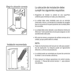 Aire Acondicionado  Portátil MIDEA 12,000 BTU FRIO