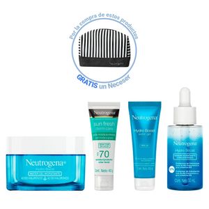 Hydro Boost Neutrogena + Serum +Gel + Protector solar facial
