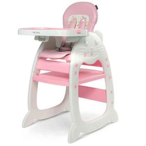 Silla de Comer Gato 3 en 1 Rosado