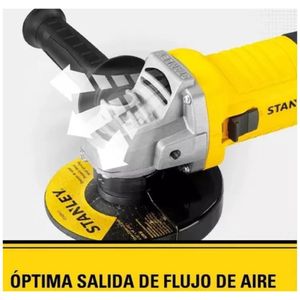 Amoladora Angular 4-1/2" 900W + discos de corte 10 unidades Stanley