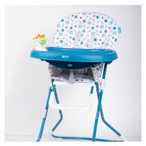 Silla de Comer Badala 2 en 1 Plegable Azul