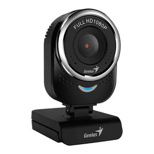 Cámara Web Qcam 6000 Genius Fhd 1080p Usb Negro