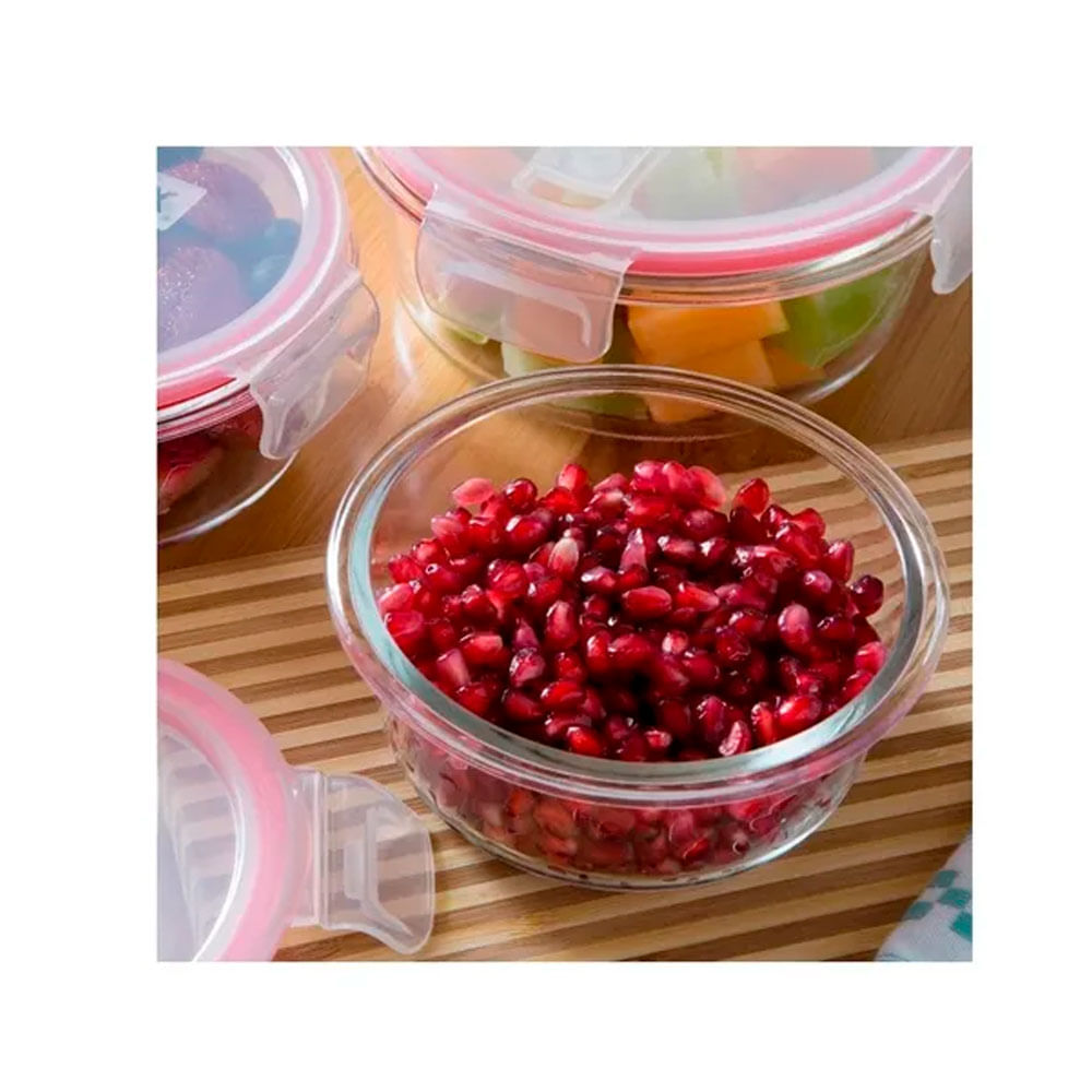 Taper Pyrex 900ml Redondo Easy Vent 300121 - Real Plaza