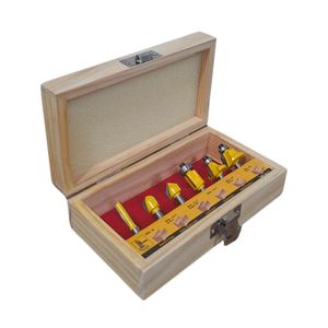 Juego de Fresas Tupi 6mm Uyustools 6 Piezas CQT606
