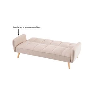 SOFÁ CAMA FUTÓN MIRANDA BEIGE