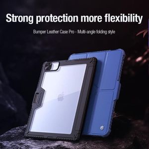 Bumper Nillkin Leather Case Pro para Apple IPad Air 11 2024 Azul