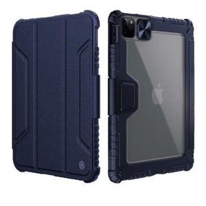 Bumper Nillkin Leather Case Pro para Apple IPad Pro 11 2024 Azul