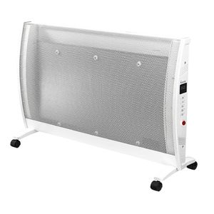 Calefactor Eléctrico Panel MICA KENDAL 1800W Cobertura 18m2 Instalación Piso/Muro