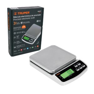 Balanza Electronica de Precision 3Kg Truper BASE-3 Recargable