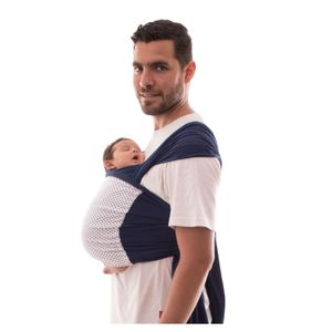 Fular Ergonómico Maternelle Azul Puntos