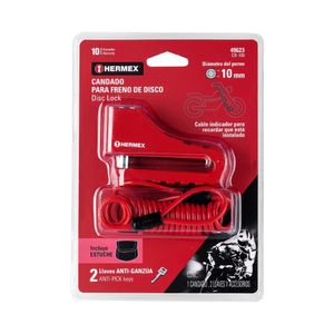 Candado para Disco de Motocicleta 10mm Hermex CB-100
