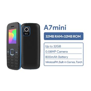 Celular IPRO A7 Mini 2G Teléfono Básico con Dual SIM y Radio FM