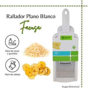 Rallador plan blanco FACUSA-Blister