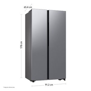 Refrigeradora Samsung All Around Cooling 564Lt Plata RS57DG4000M9/PE
