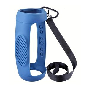 Funda de Silicona Para Parlante JBL Charge 5 Azul