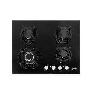 Encimera Vidrio Templado a Gas SOLE SOLCO034 60 CM