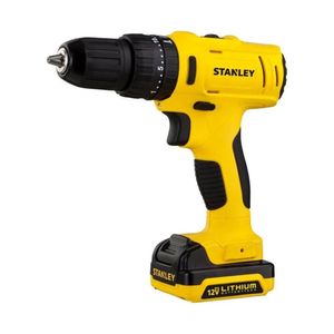 Taladro percutor inalámbrico 12V + 2 Batería, Maleta uso Rudo STANLEY