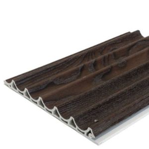 Wall Panel por Unidad para Interior Concave Grueso Color Fresno Humo