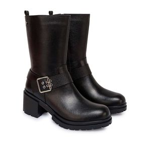 Botín Jodhpur Casual FER-2533 Negro Viale Cuero