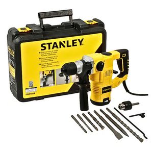 Rotomartillo SDS Plus Eléctrico 1250W Stanley maleta brocas  cinceles