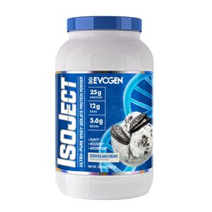 Isoject Proteína Aislada Evogen 0.9kg Cookies and Cream