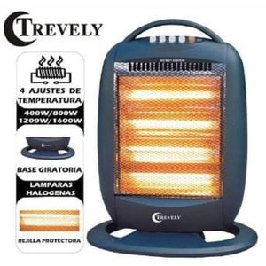 Calefactor Eléctrico Trevely TCH-040 Halógeno 1600W