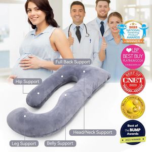 Momcozy | Almohada Embarazo Cuerpo Completo Forma U