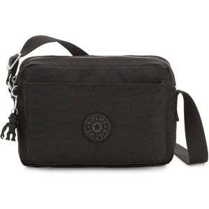 Kipling | Bolso Abanu Mediano Crossbody con Múltiples Compartimentos | Negro