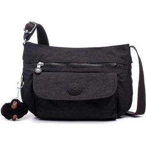 Kipling | Bolso Crossbody Syro Espacioso con Correa Ajustable | Negro